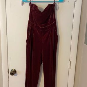 Express Velvet Jumpsuit